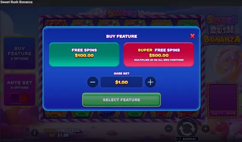 Sweet Rush Bonanza tips image